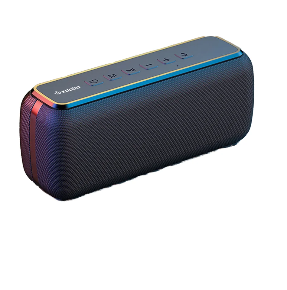 

Hooqu Portable Bluetooth Speaker Subwoofer 360 Degree Stereo Surround Sound Box Waterproof Speaker USB Speakers%