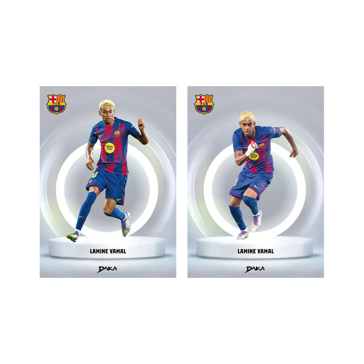 2025-26 Daka Collection Card Messi Yamal Mbappé Voetbal Real Madrid Barcelona Manchester Juventus Ale Milano Sterrenspelers Kaarten