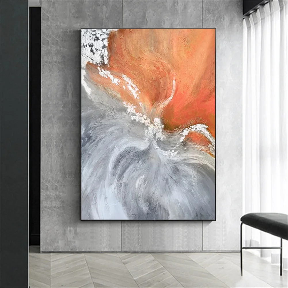 

Handmade Canvas, Oil Painting, Decoration, Ocean Modern Art, Mural, Living Room, Bedroom, Office, Hotel, Poster, Salon, Miracle