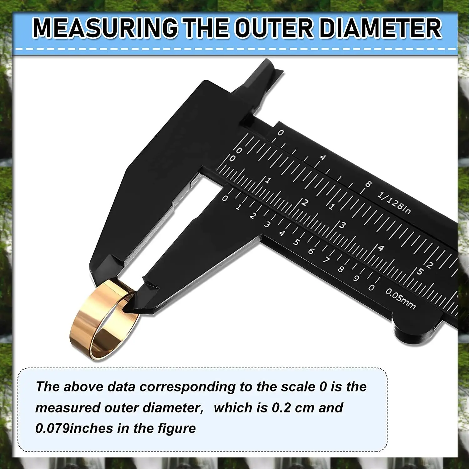 

The New 10 Pcs 150 Mm Mini Plastic Caliper Vernier Caliper Double Scale Sliding Gauge Measuring Tool For Student Office 5 Colors