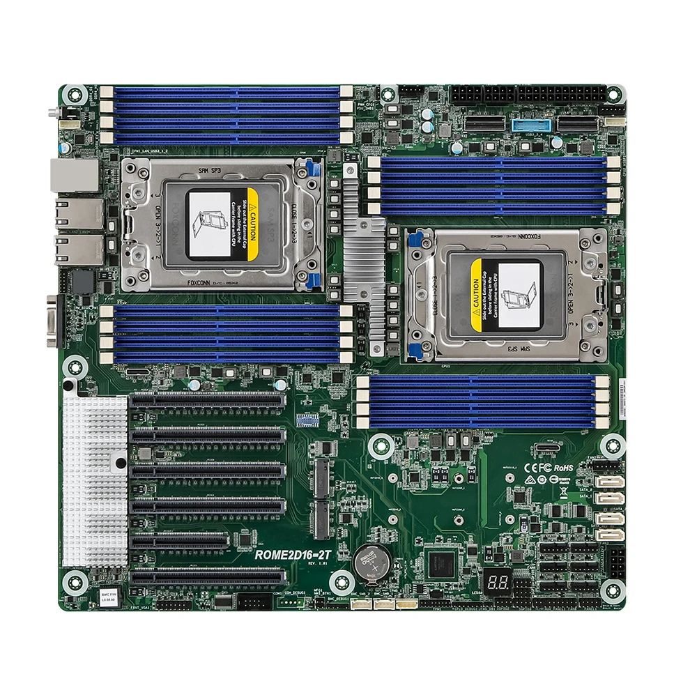 Asus-ROME2D16-2Tサーバーマザーボード,7002, 7003,sp3,lga4094,E-ATXマザーボードのサポート