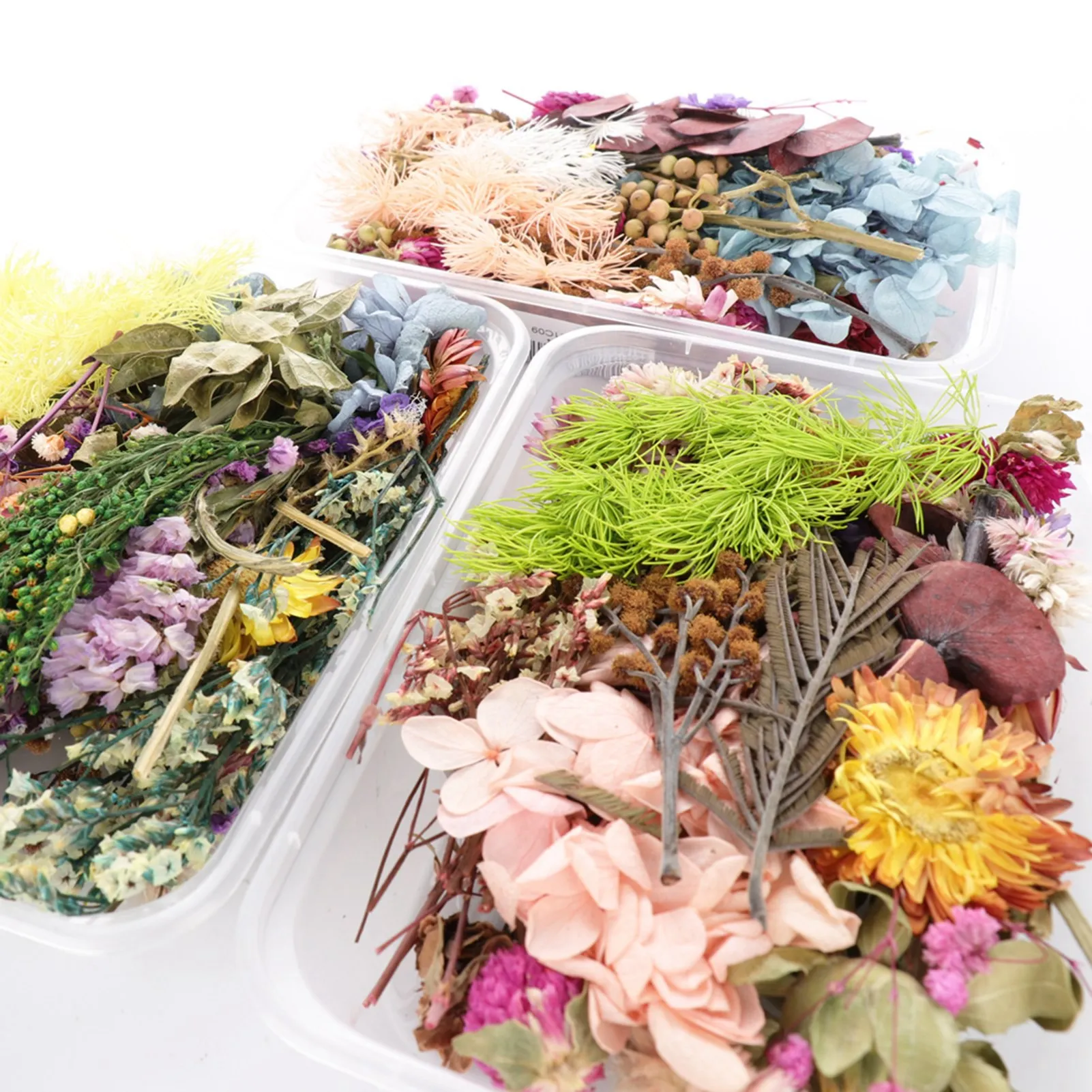 Dried Flowers Handmade DIY Material Pack Natural Eternal Flower Valentine's Day Gift Bouquet - Style Random