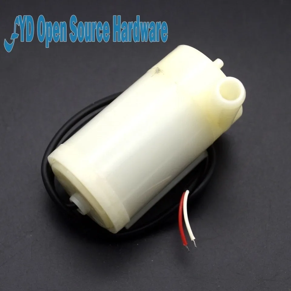 1pcs DC 3v 6v Mini Micro Submersible Water Pump Low Noise Motor pump 120L/H 1.1M