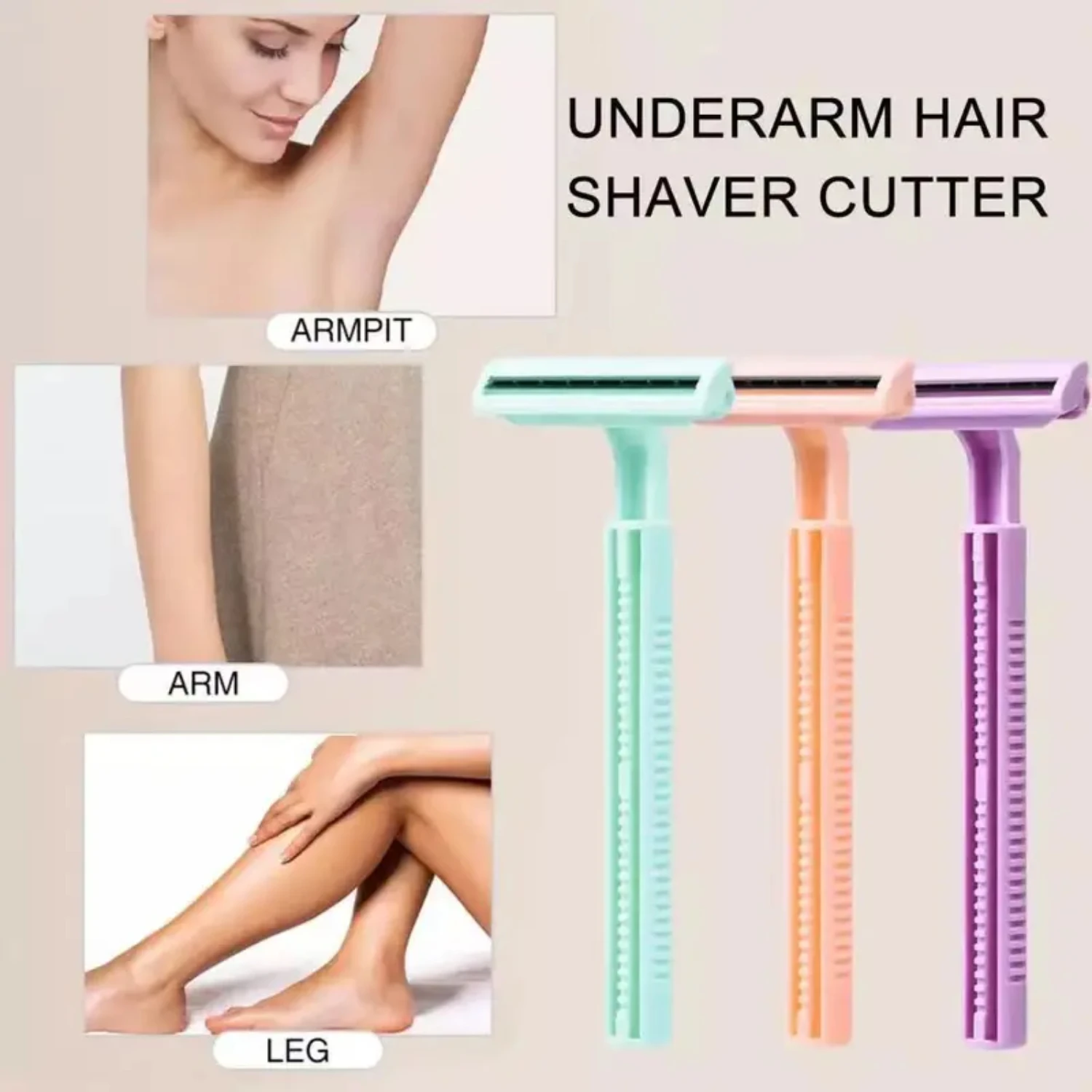 มีดโกนนิรภัยแบบใช้ซ้ําได้เป็นมิตรกับสิ่งแวดล้อมสําหรับผู้หญิงและผู้ชาย - ชุด 3 ชิ้น เหมาะสําหรับการโกนร่างกายและใบหน้า Sha ที่ติดทนนานและยั่งยืน