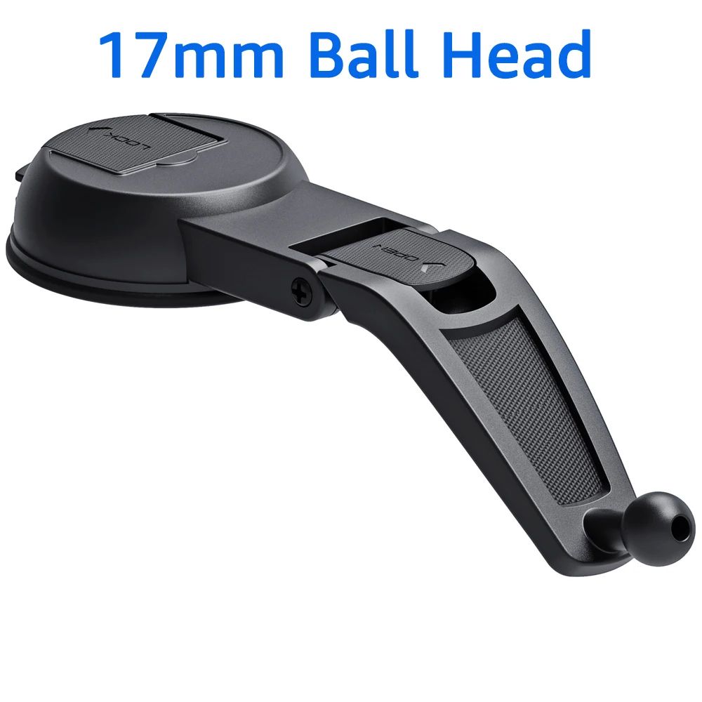 iBudim Suction Cup Car Dashboard Mobile Phone Holder Stand Universal 17mm Ball Head Base for Car Phone Mount GPS Supports