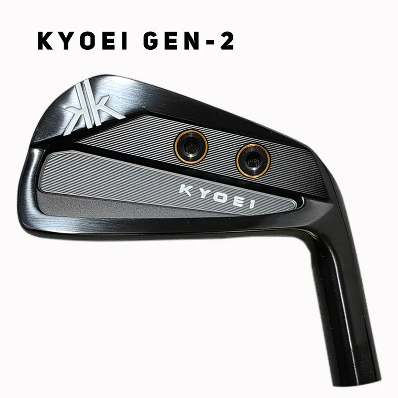 Original KYOEI Golf Iron Gen2 S20C Black Colour Forged carbon steel With CNC milled Iron Head #4-#P (7pcs )KYOEI KK Golf Clubs