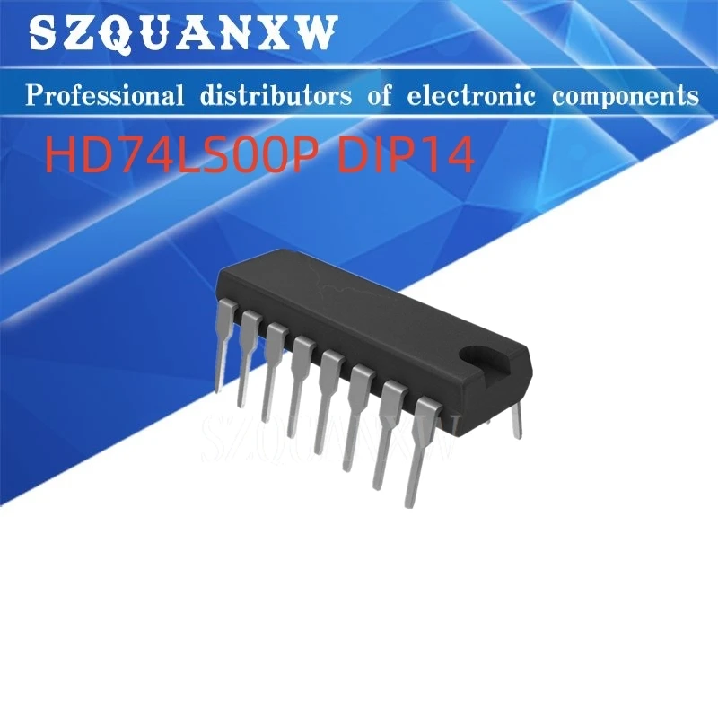 10PCS HD74LS00P DIP14 HD74LS00 DIP SN74LS00N 74LS00 SN74LS00 DIP-14 new and original IC