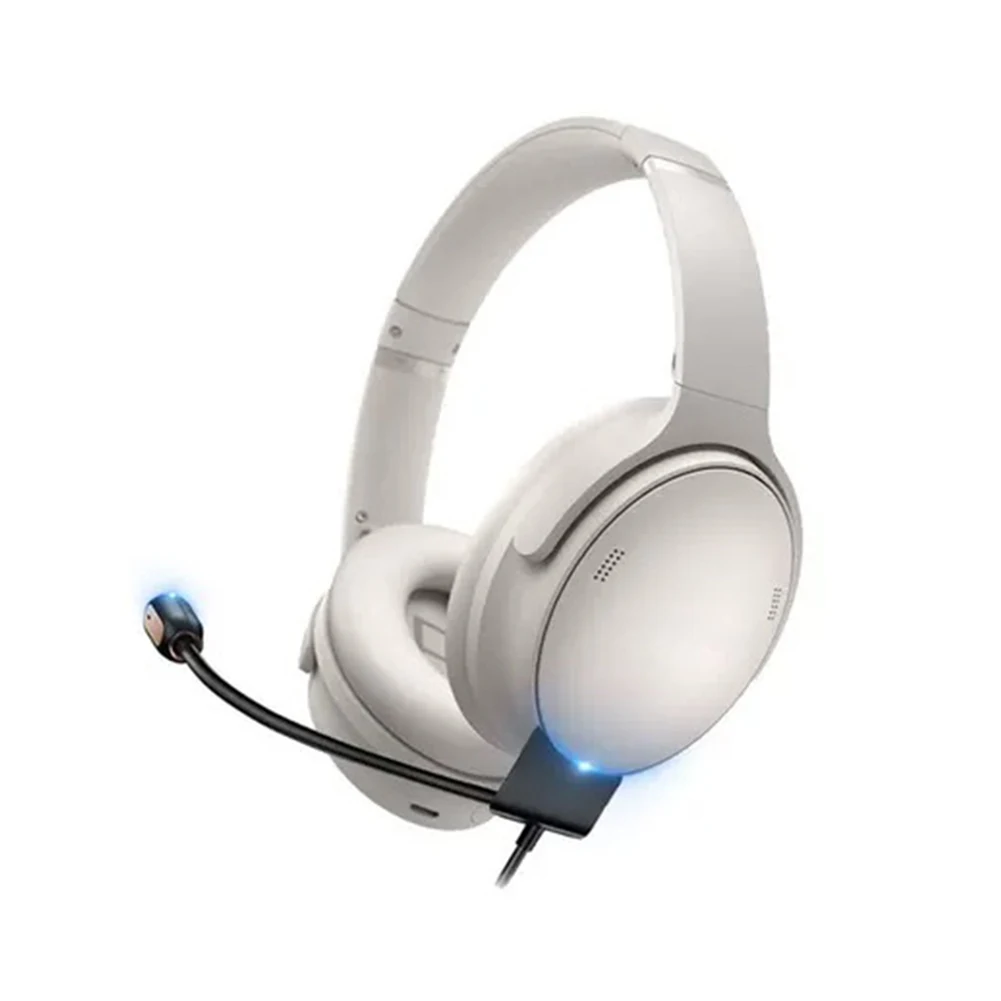 Micrófono para Auriculares de Juego, Micrófono de Repuesto con Conector de 3.5mm, Micrófono con Cancelación de Ruido y Cable para Bose QuietComfort 35/45