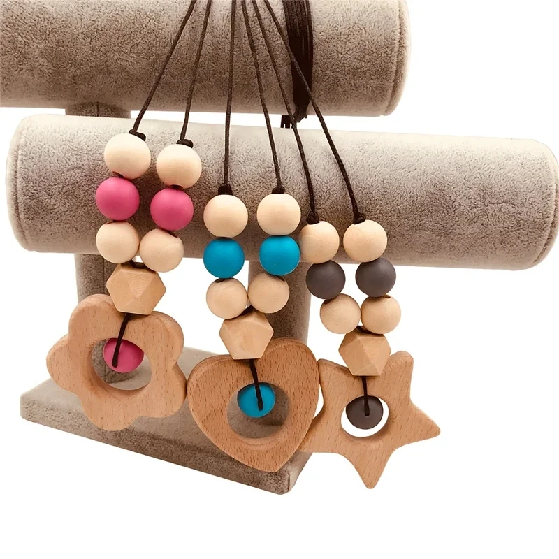 ABCPICK 100pc Silicone Beads 15mm Safe Food Grade Round DIY Pacifier Chain Bracelet Necklace Jewelry Making Handmade Accessories