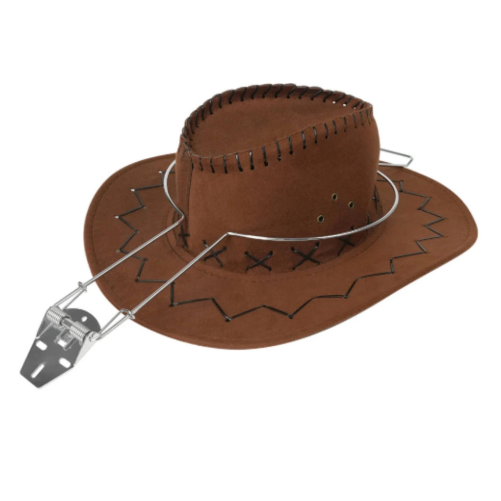 Car Organizer Lightweight Car Hat Hanger with Spring-Loaded Clamp for Daily Commuters, Road Trips