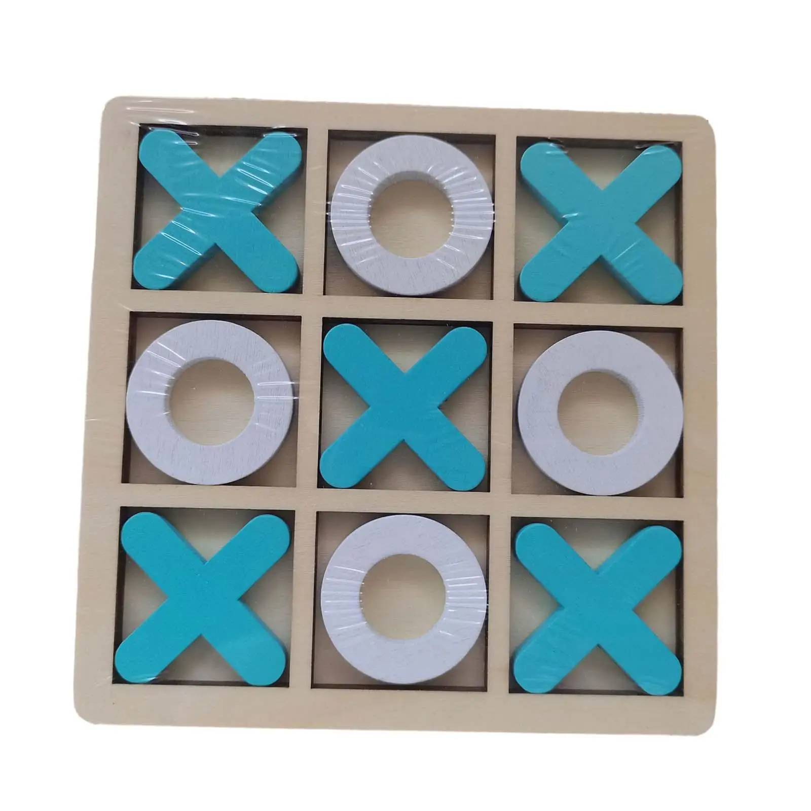Wooden Board Tic TAC Toe Game Family Games Educational Toys Funny Table Game for