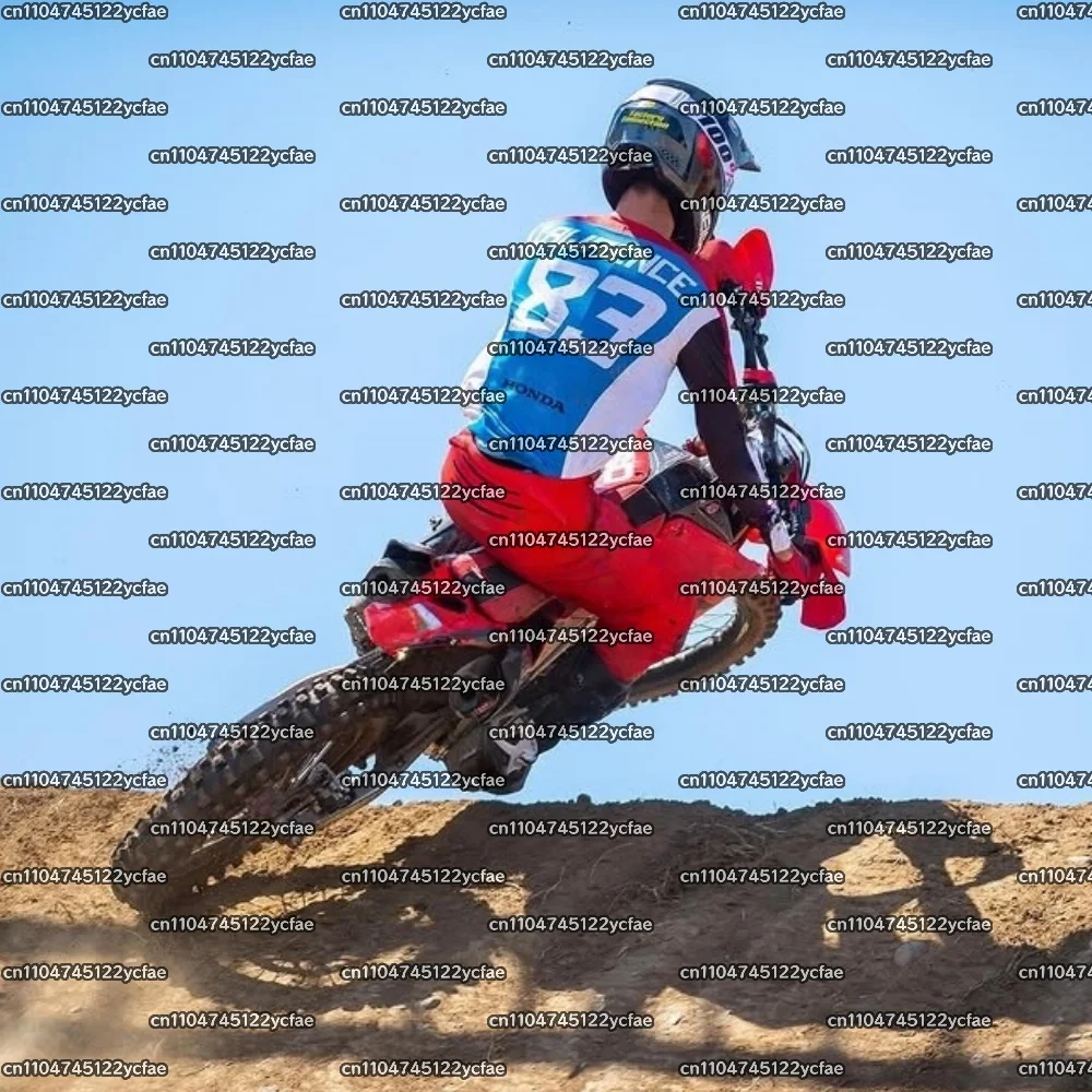 

Honda Chase #83 LAWRENCE Autographed Replica Unadilla Jersey Motocross Racing Shirt Men's Breathable Quick Drying Sports T-Shirt