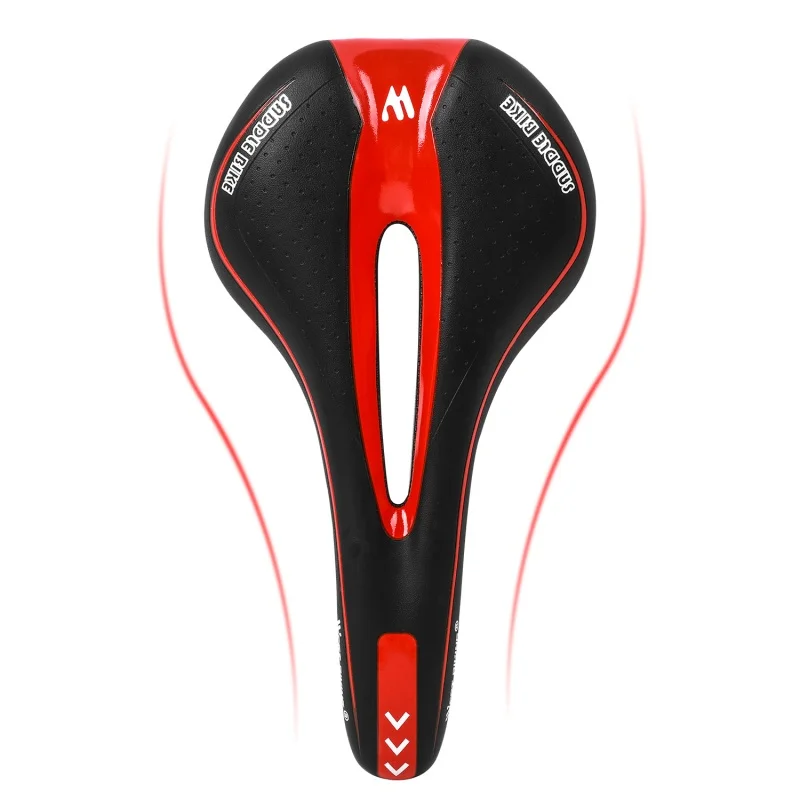 WEST BIKING Bicycle Saddle MTB Mountain Road Bike Seat Hollow Comfortable Cycling Cushion Exercise Bike Saddle for Men Women