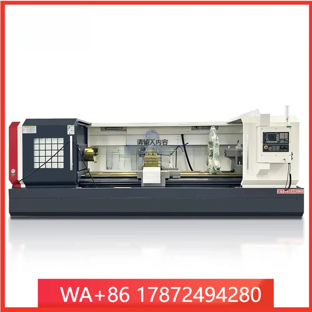 Factory Wholesale High Precision Flat Bed  CK6165 CNC Lathe Machine  GSK System Cnc Lathe Machine