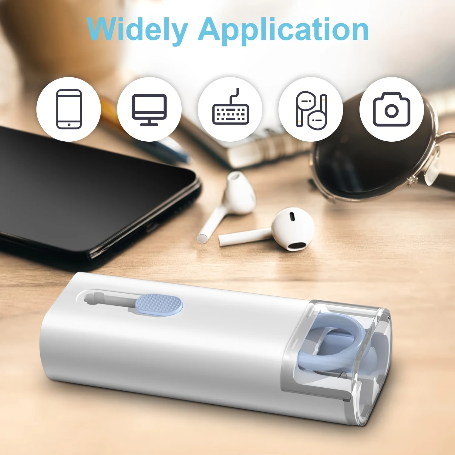 7-in-1 Electronic Cleaning Kit, Used for Monitor Keyboard Airpods MacBook iPad iPhone iPod Cleaning Kit, Screen Dustproof Brush