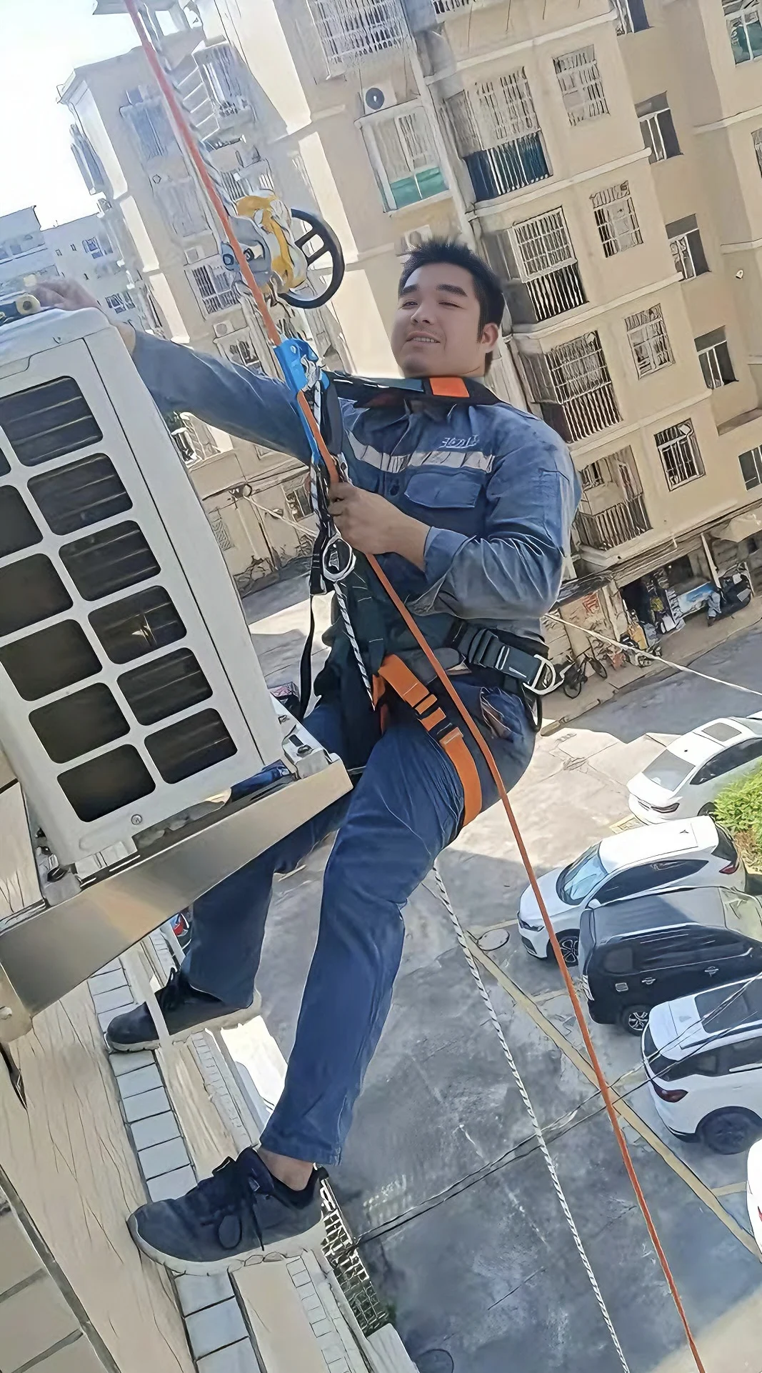 Hober Electric Ascender Descender Rope Climber 10m 50m High Load Moment High Altitude Work Air Conditioner Heavy Lifting