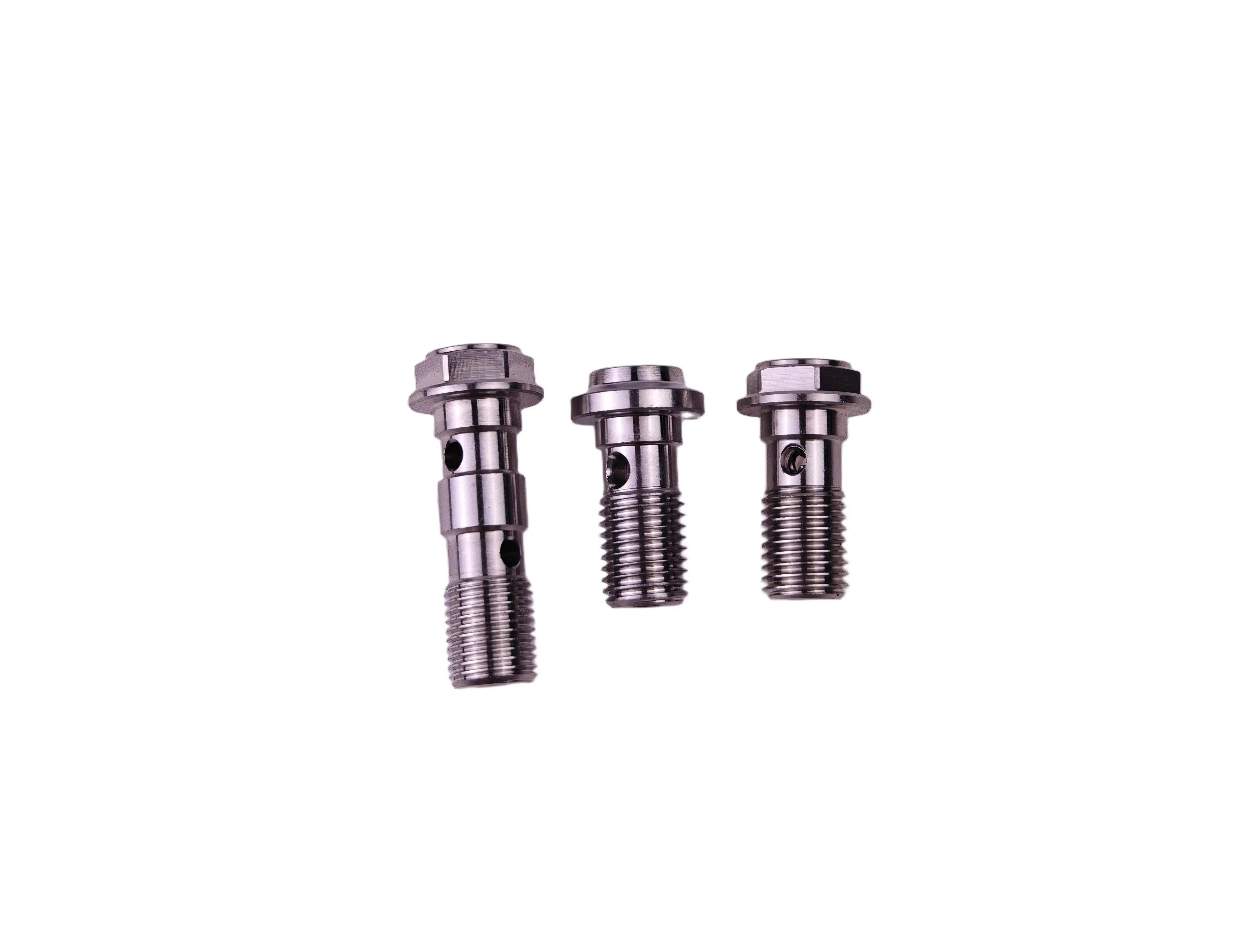 Universal 304 Stainless Steel Motorcycle Brake Caliper Banjo Bolt & Bleed Screw Nipple Fit For Honda Yamaha Kawasaki Suzuki Moto