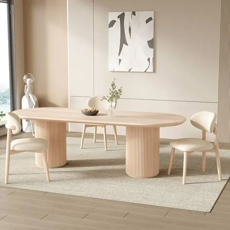 Designer Floor Dining Table Unique Waterproof Restaurant Dining Table Coffee Restaurant Salon Tavolo Pranzo Furniture Home