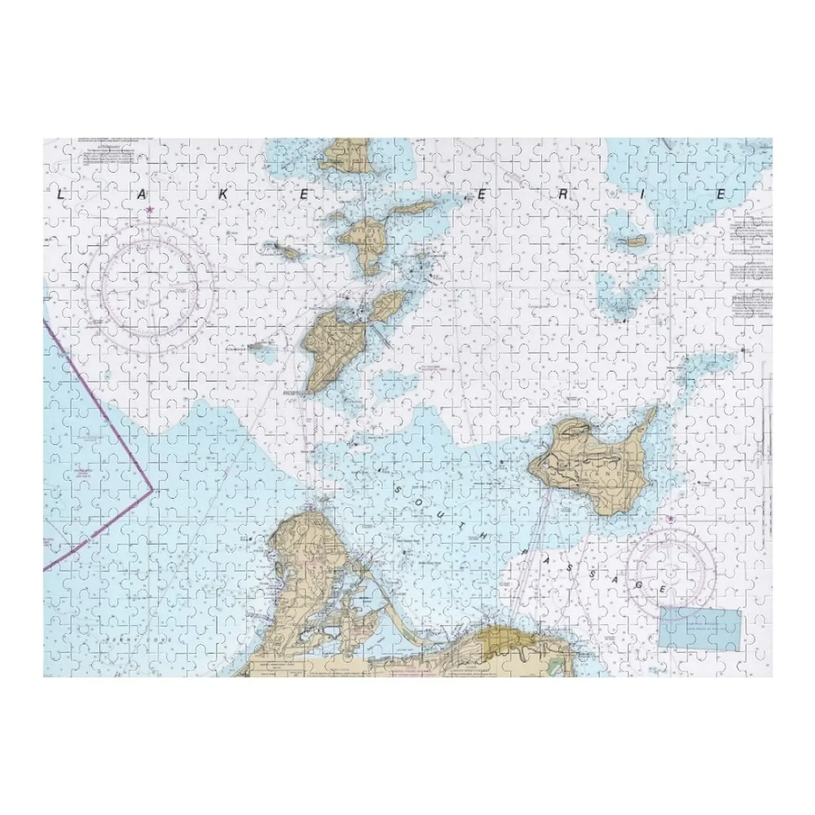 

Островы в озере Эри Пазл Фото Персонализированный детский подарок Пазл