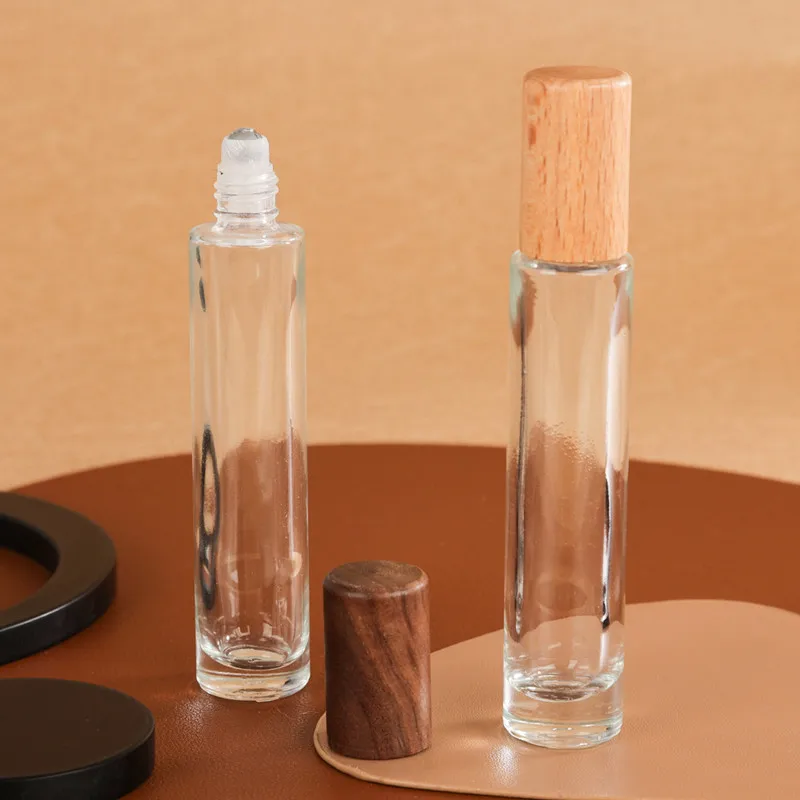 10ml 15ml Essential Oil Bottles Glass Roller Bottles With Roller Balls Perfume Bottles Roll On Bottles Vials Travel Clear Bottle