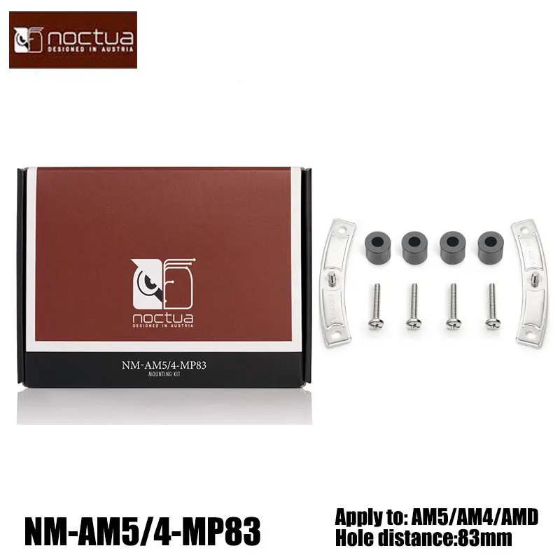 Noctua NM-AM5/4-mp83 Mounting-kit AMD-AM5-AM4 Mounting Bracket For Most Noctua CPU Cooler Support AM5 AMD AM4 Platform