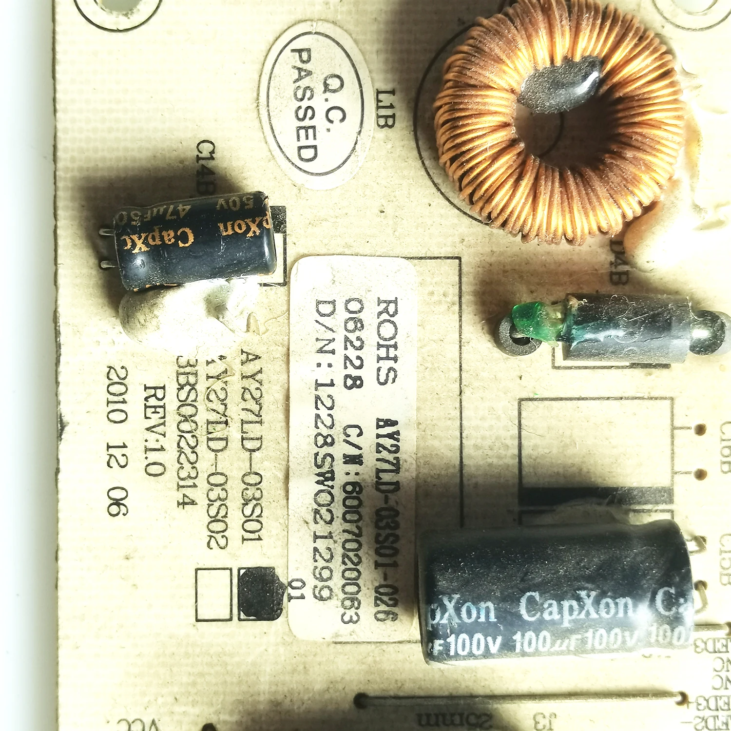 T7000+2723 high-voltage board AY27LD-03S01 AY27LD-03S02 constant current board