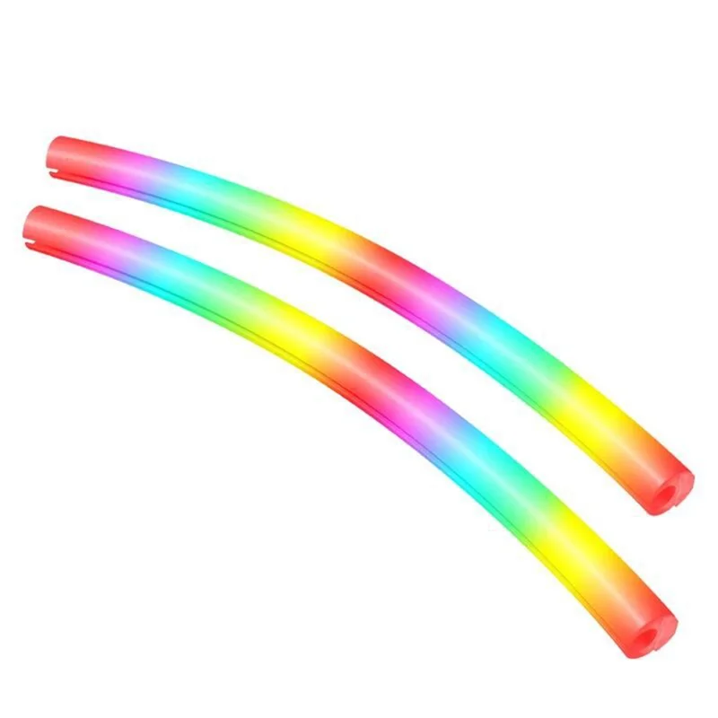 

B21B 2PCS Silicone Water Cooler Soft Tube ARGB Luminous Sleeve Tube 5V 3PIN Fluid Water Cooled Tube Computer Case Decor