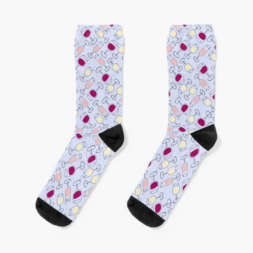 

Wine Time Socks anime Christmas Soccer valentine gift ideas Ladies Socks Men's