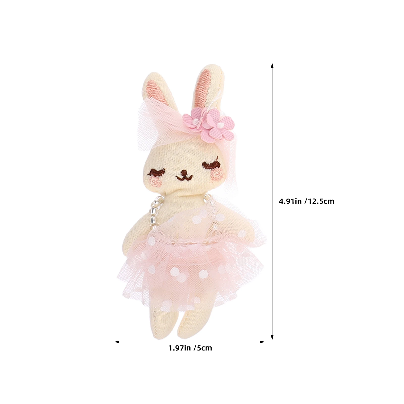 Lapins en tissu doux en peluche, 8 pièces, ballerine de Ballet, animaux pour garçons et filles, temps de jeu, décoration d'intérieur, idée cadeau