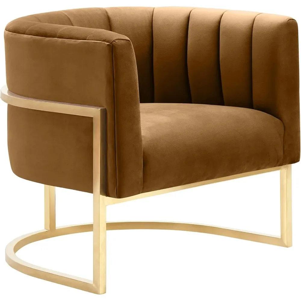 

Magnolia Cognac Velvet Chair