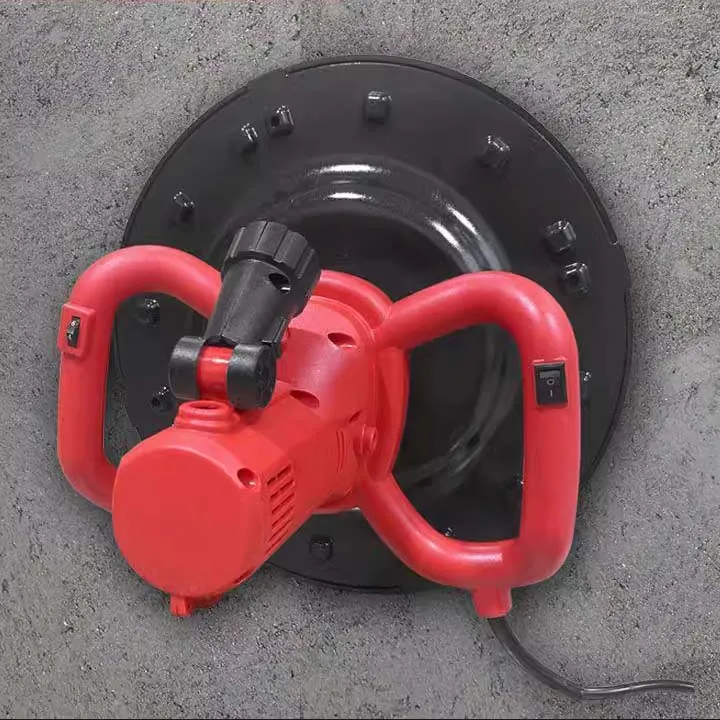Electric Floor Finishing Trowel Concrete Smoothing Machine Manual Small Cement Mortar Polish Machine