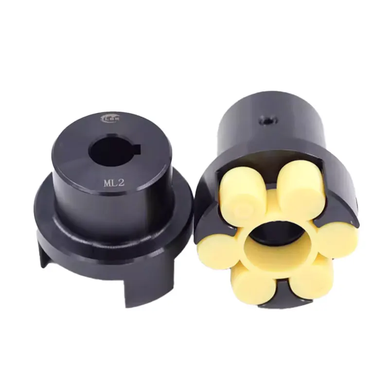 ML1 High-Torque Claw Type Outer Diameter 49 Inner Hole 12mm-24mm Plum Type Elastic Coupling