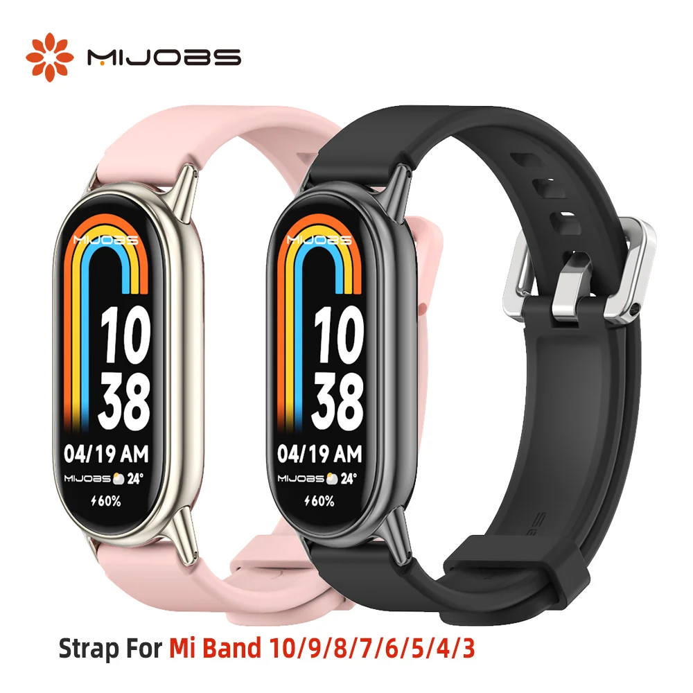 Strap for Mi smart Band 10 9 8 Global Version silicone Wristband for xiaomi Band 8 9 10