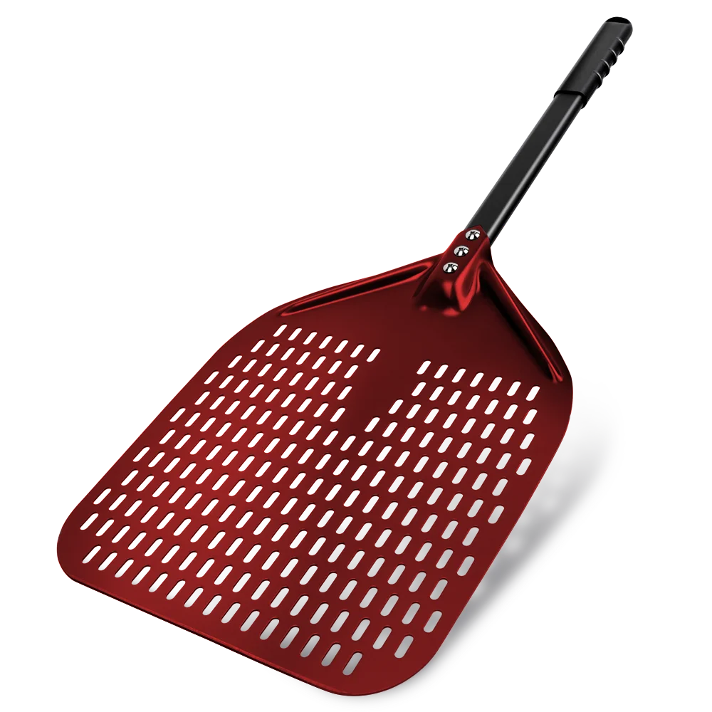 

12 14 Inch Big Pizza Peels Kitchen Tools Spatula Turning Paddle Hard Anodized Short Handle For Oven Pizza Shovel Nonstick