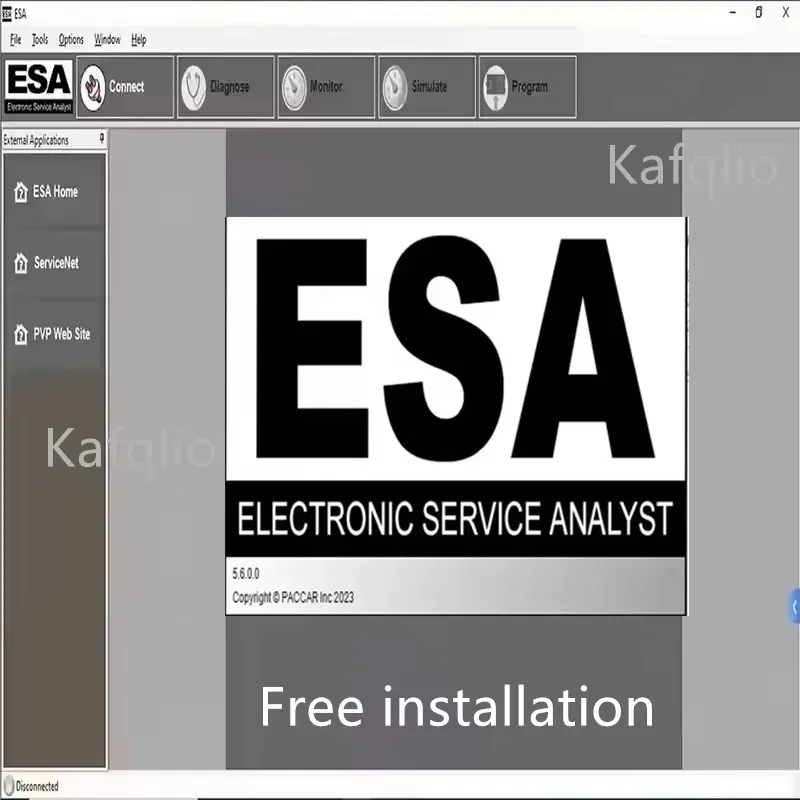 

ESA-Electronic Service Probe 5.6, 2023SW Flash FILE, Keygen unlock for Paccar, Free help install, latest, +Free installation