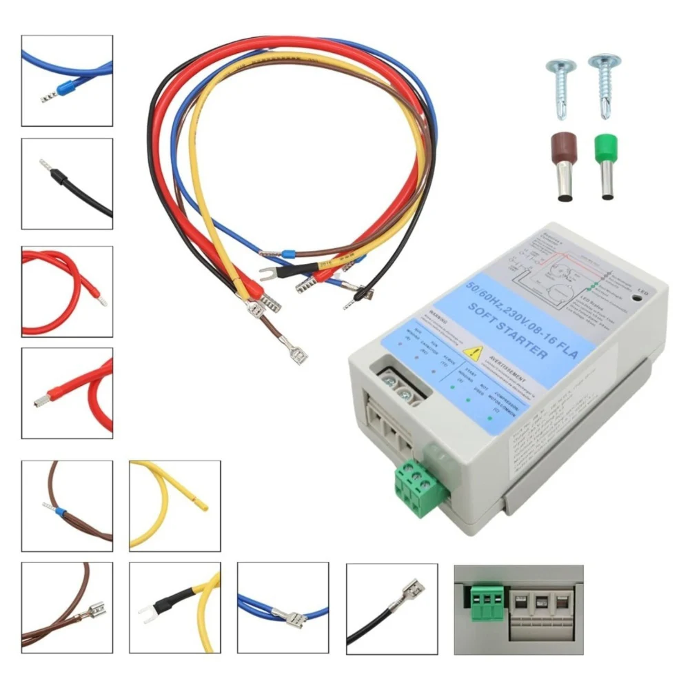 16-32A Air Conditioner Soft Module 230V For 4-7 Ton HVAC RV Marine Solar Power System Reducing Startup Current Protection