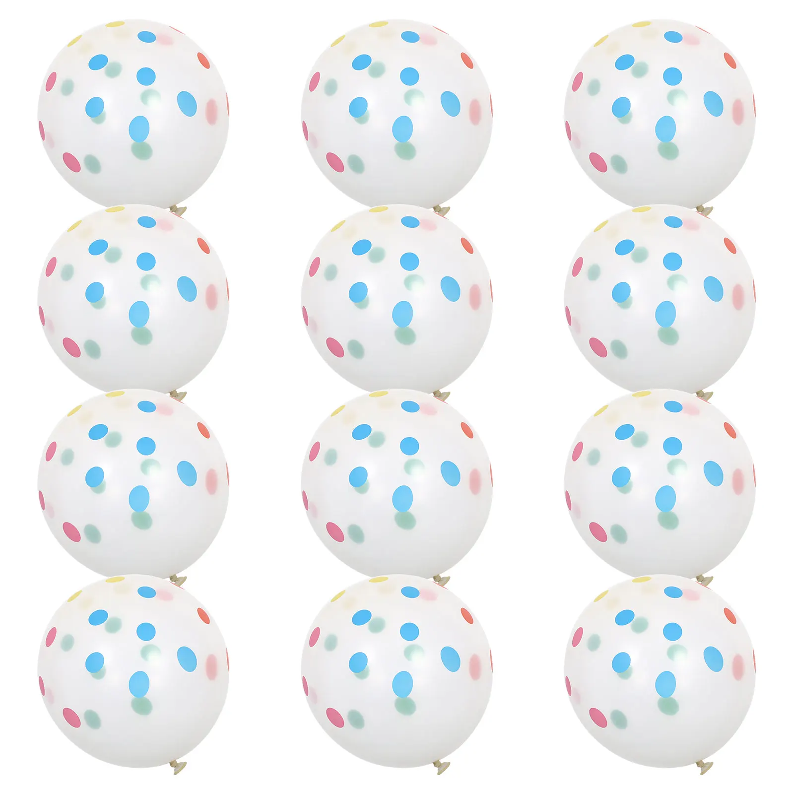 

100pcs Latex Dot Pattern Supplies Wedding Birthday Decorations Party Balloon Set Colorful Dots Balloons Bulk Decoration