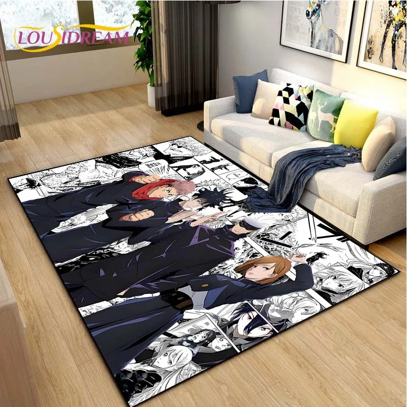 Cartoon Cartoon Amine J-Jujutsu K-Kaisen UnSlip Rug for Living Room,Bedroom,Playroom,Kitchen,Door Floor Mat Decor Carpet Gift Alfombra - Aliexpress Deal