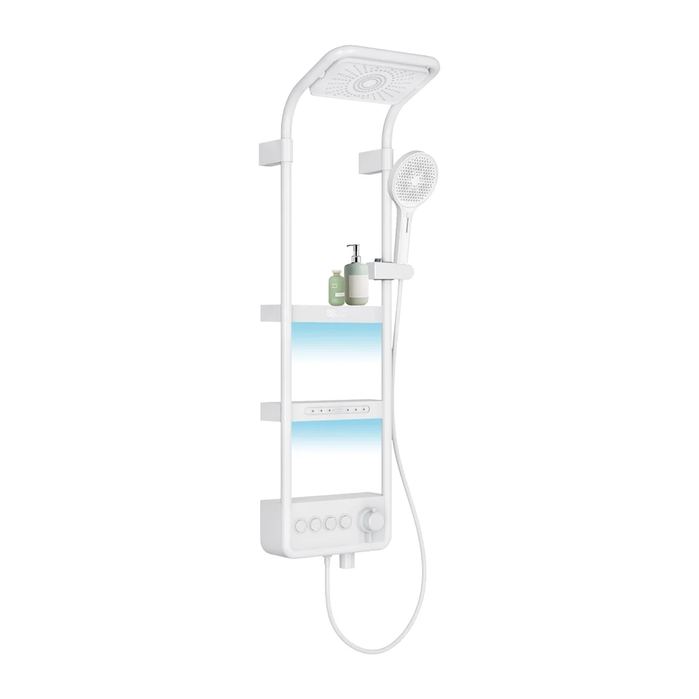 

Интеллектуальный термостатический душевой набор, светодиодный цифровой дисплей, клавиши фортепиано, дождевая система смесителя для ванны и душа