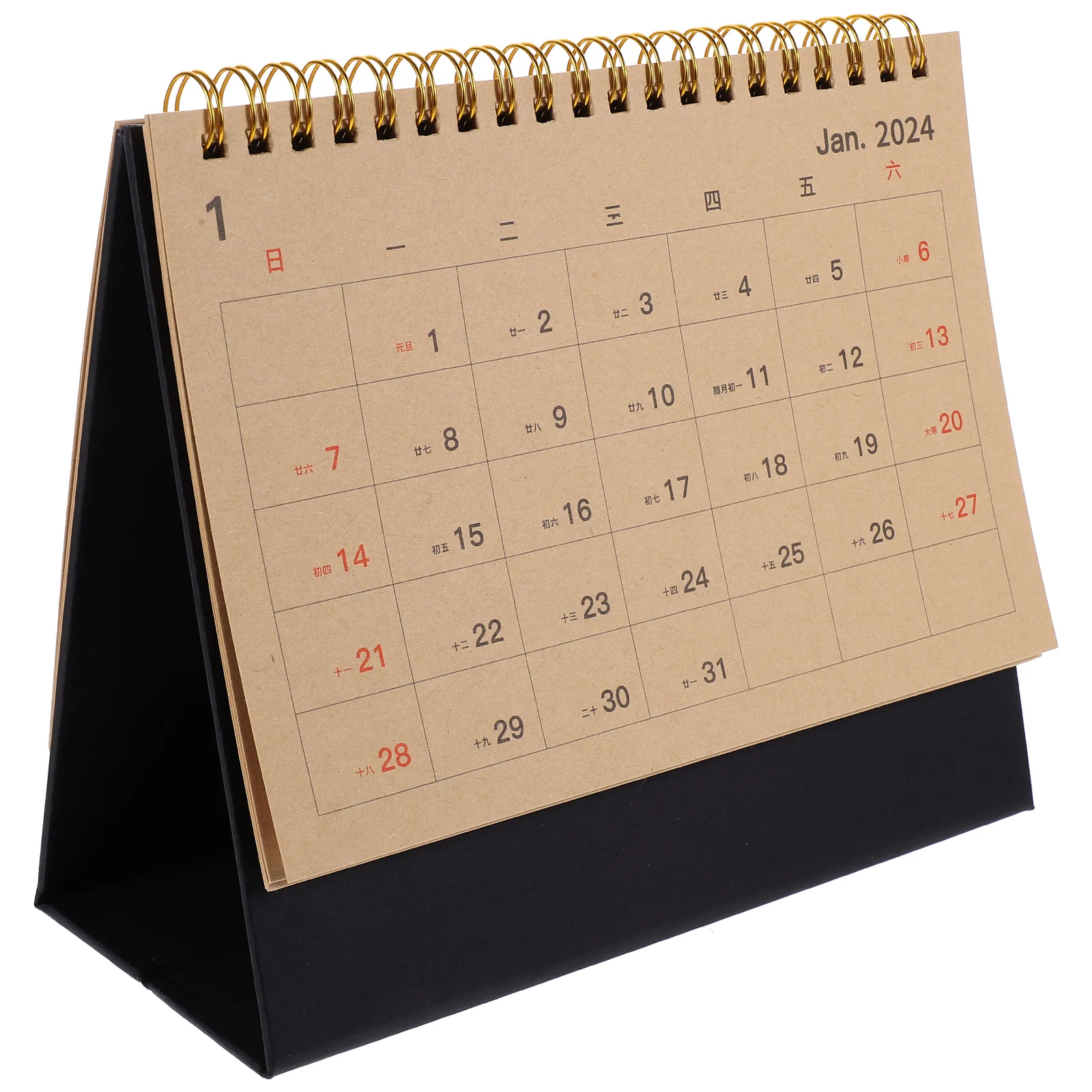 Delicate Desk Standing Decorative Month Sturdy Paper Material Affordable Price For Teachers Office Workers Use Desktop