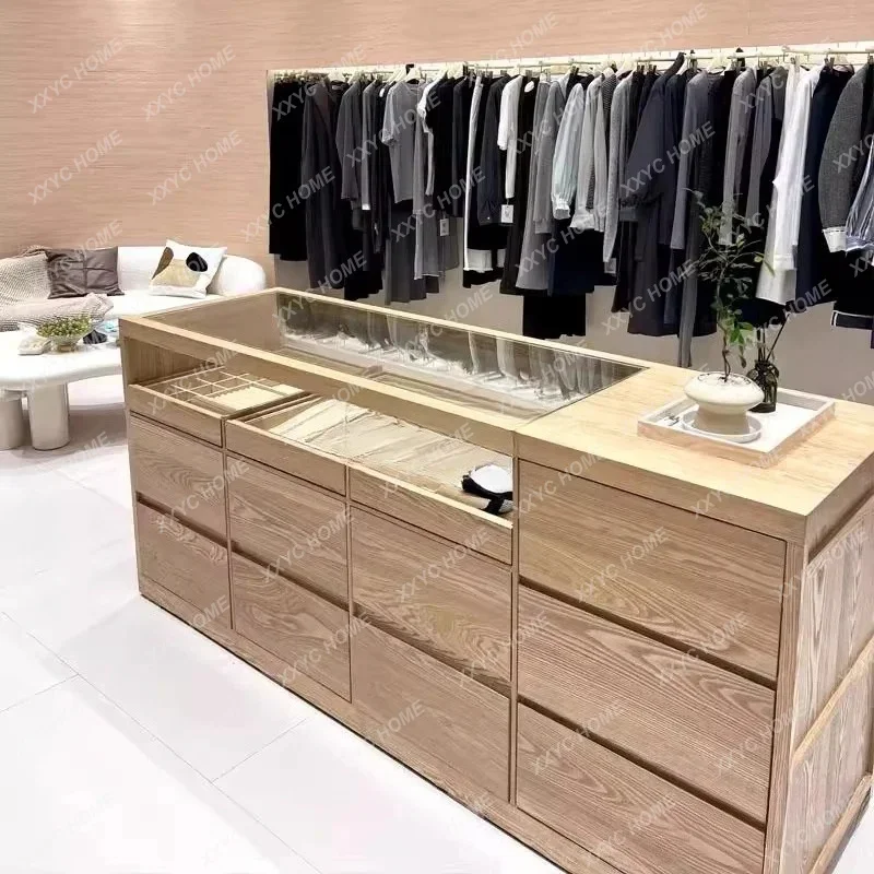 

GGClothing store Nakajima display cabinet simple display table customization