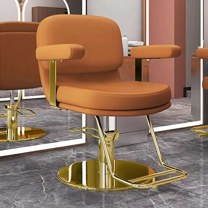 

Classic Salon Beauty Barber Chair Luxury Black Cheap Lifter Chair Leg Rest Professional Armrest Cadeira De Barbeiro Furniture