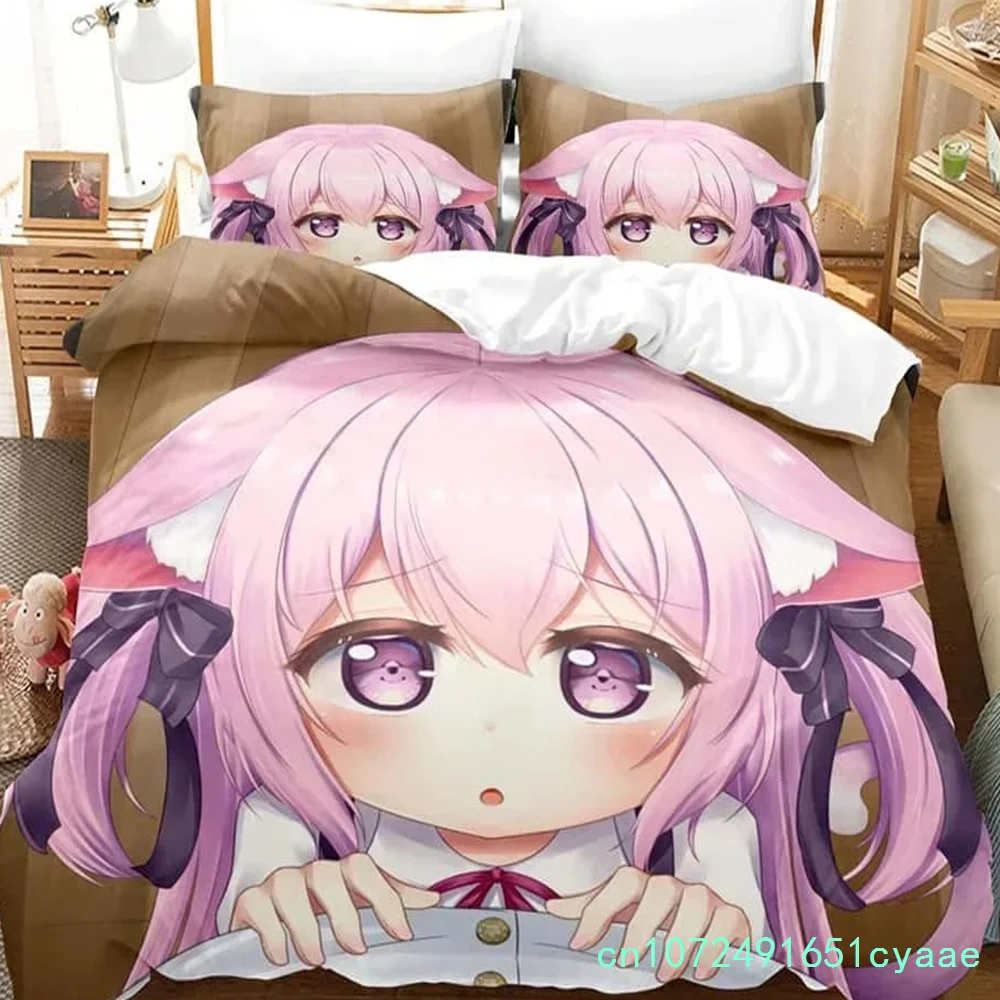 3D Anime - Kantai Collection Bedding Set Single Twin Full Queen King Size Bed Set Adult Kid Bedroom Duvet Cover Bed Sheet Set