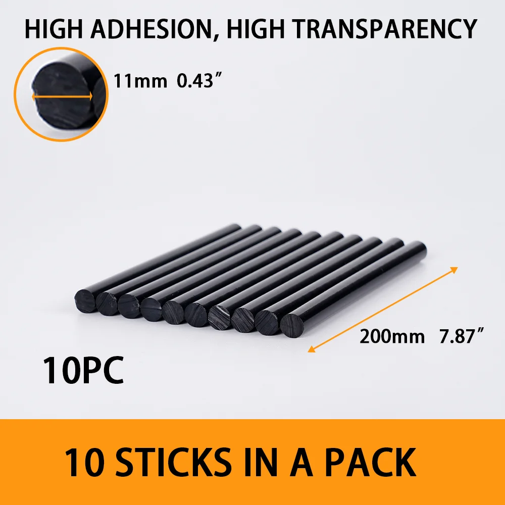 10 Stuks Hot Melt Lijmstift 7 Mm/11 Mm Niet Giftig Effen Lijm Sticks Voor auto Body Pijnheid Dent Reparatie Tool Diy Craft Lijm Sticks