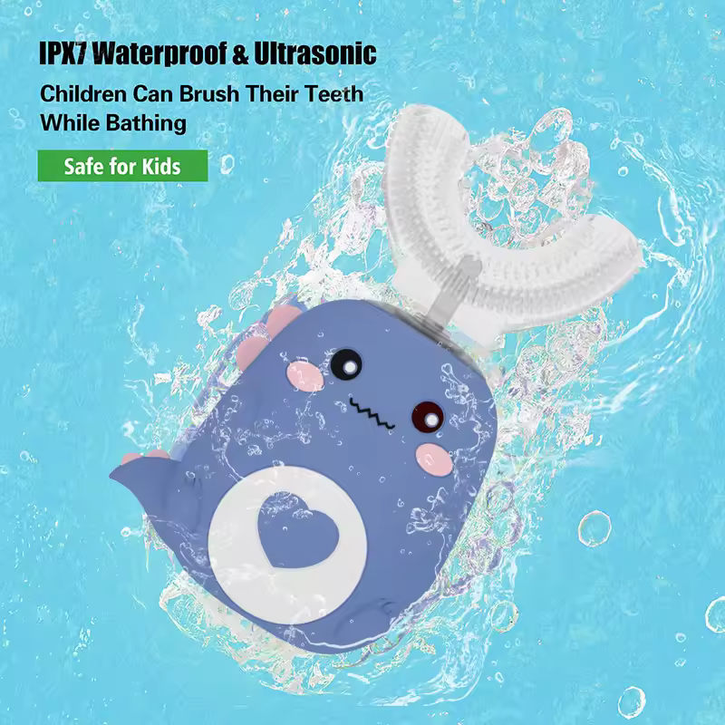 어린이용 U자형 전동 칫솔