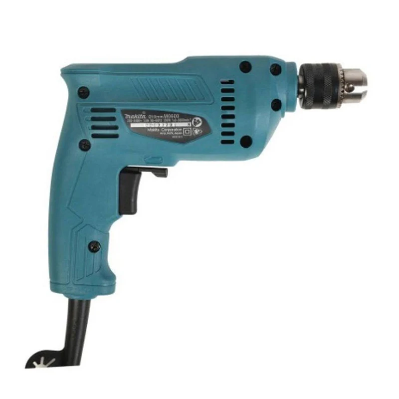 Imagem -03 - Makita M0600b 10 mm Broca de Mão 350w 3000rpm Multifuncional Auto-travamento Mandril Stepless Velocidade Variável Handheld Casa Ferramentas Elétricas