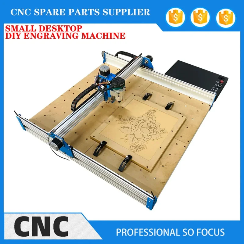 

CNC8080 CNC desktop spindle engraving machine small mini laser cutting punching slotting relief DIY