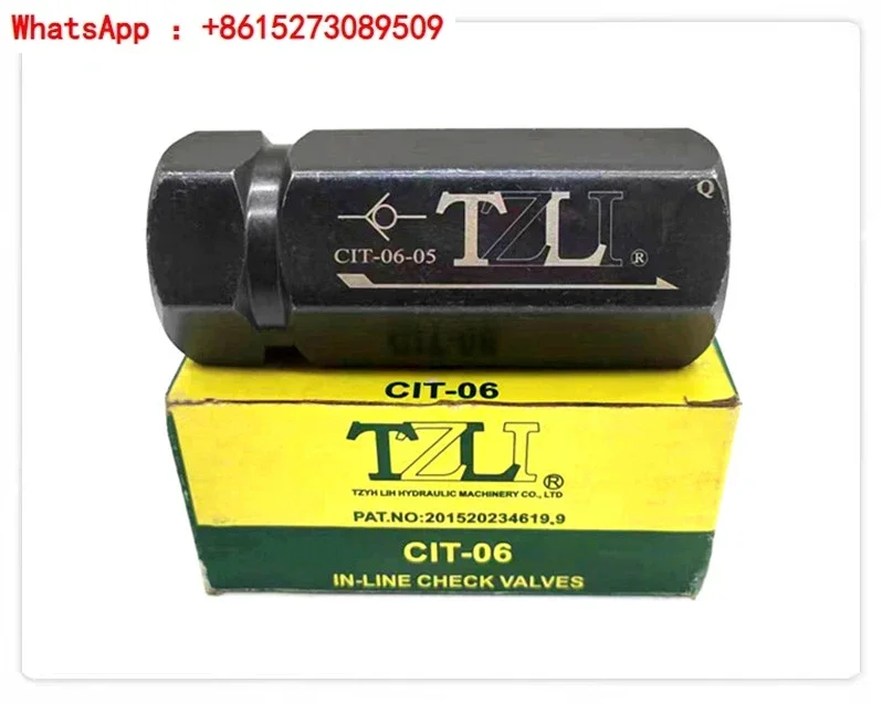 One way valve CIT-02 CIT-03 04 06 08 10 12 16TZLI self-supporting hydraulic check valve platform enterprise