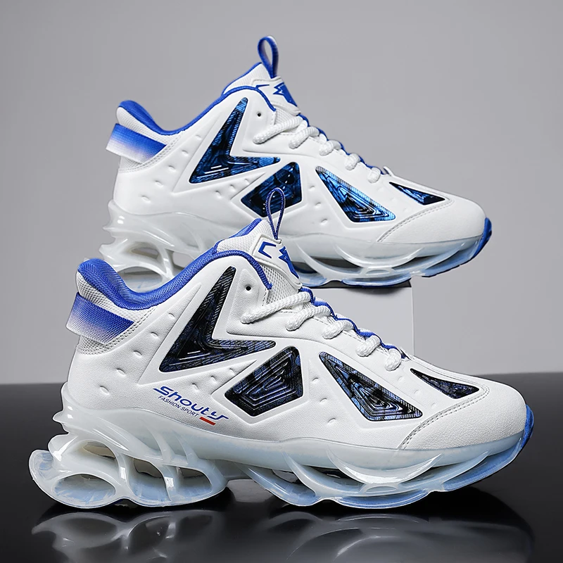 

Мужская спортивная обувь, высококачественные кроссовки с лезвиями, удобный размер 46, баскетбольная обувь, мужская трендовая обувь для бега, тренировочная обувь