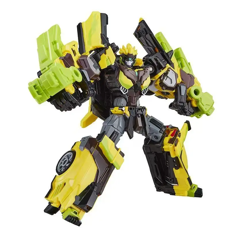 Transformerende Cardbot S BLASTRAIN Diesel Trein Actiefiguur - Transformerende Robot Vliegtuig & Raceauto Model Speelgoed Cadeau